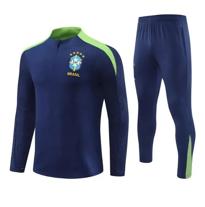 Économisez gros sur les achats en gros de Survêtement Foot 2024 2025  Survêtement De Football Du Brésil 2025 |Combinaison D'entraînement De  L'équipe