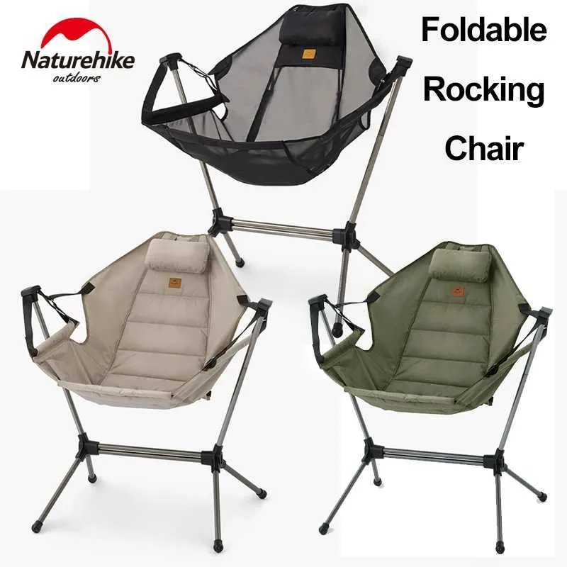 Camp Furniture Naturehike Foldable Rocking Chair Camping Travel