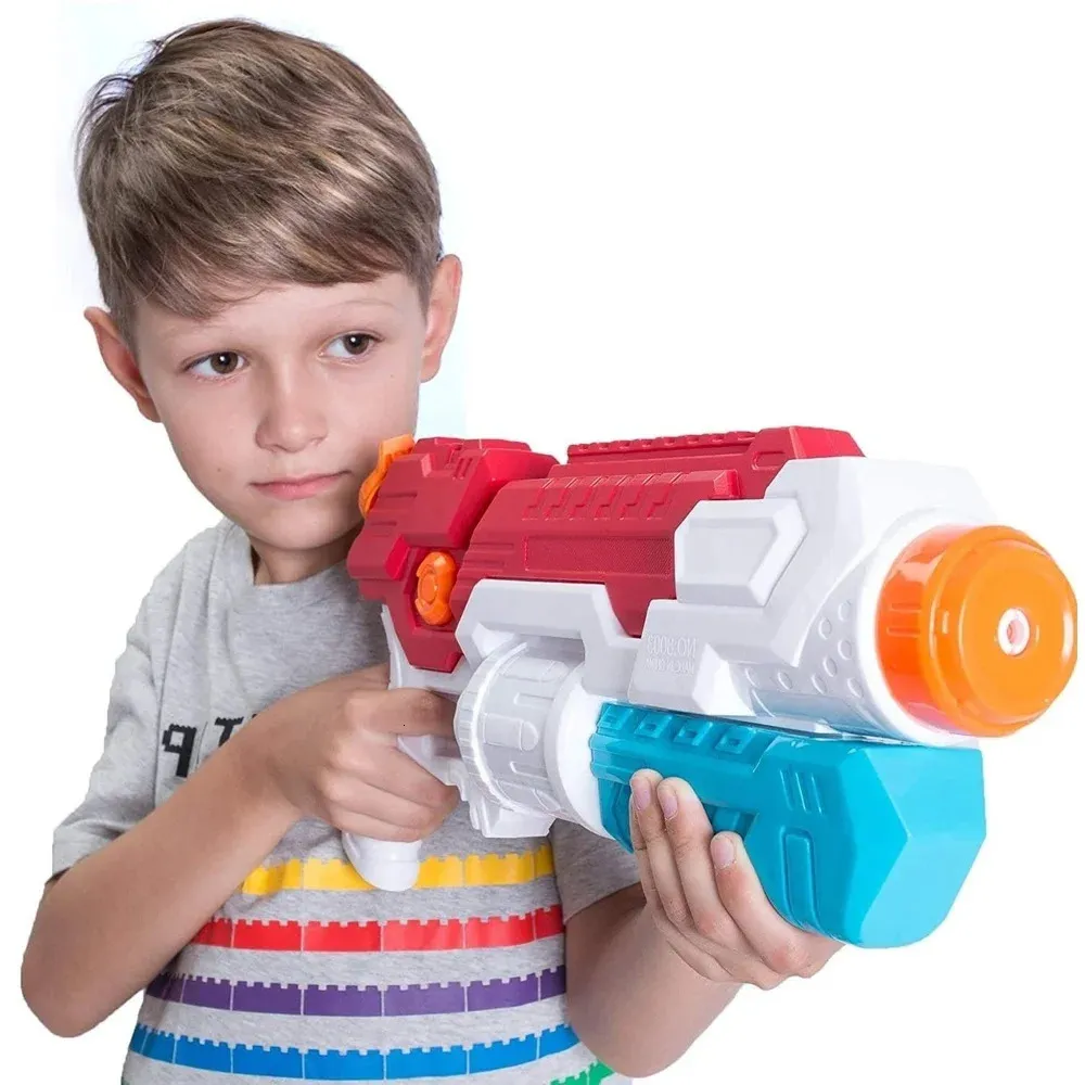 Super Water blaster schiet tot 36 voet hoge capaciteit water Soaker Blaster Squirt Gun zwembad Beach 240416