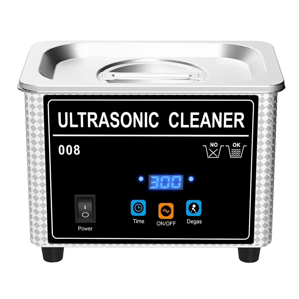 Cleaners 800ml Ultrasonic Cleaner Bath Timer Jewelry Brush Glasses Manicure Stones Cutters Dental Razor Parts Ultrasound Sonic