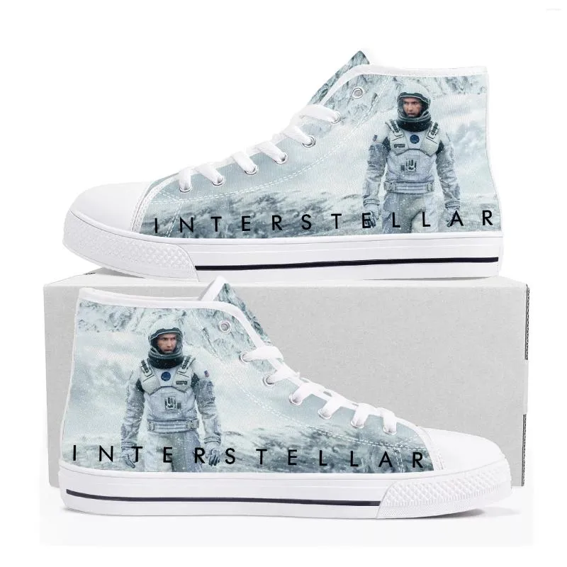 Casual Shoes Interstellar Science Fiction Film Wormhole High Top Sneakers Mens Womens Teenager Canvas Sneaker Custom Made Made
