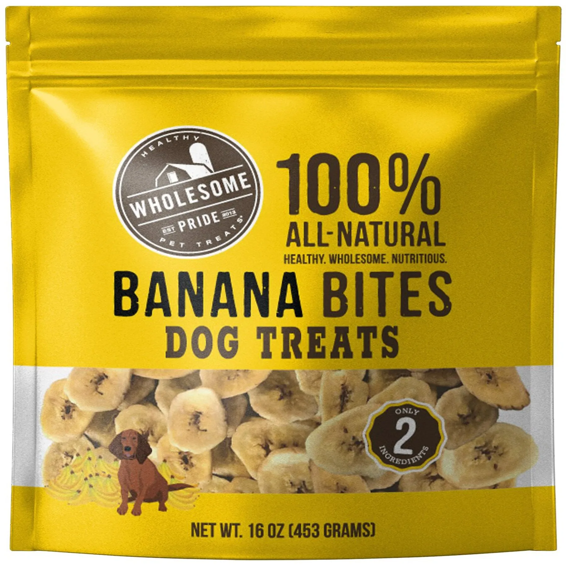 Natural Banana Dog Treats, Healthy Limited Ingredient Recipe
