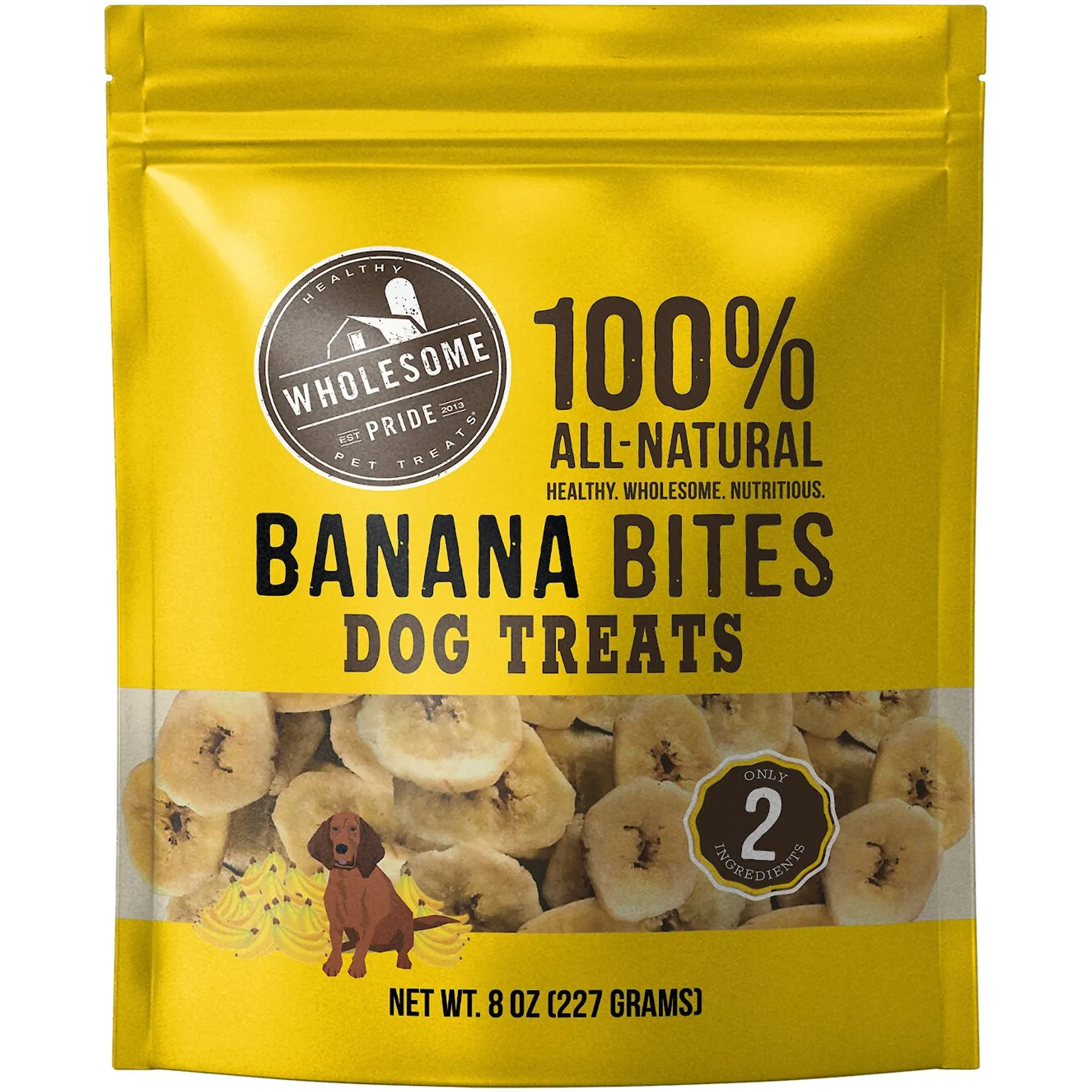 Dehydrated Banana Dog Treats Naturally Sweet, Healthy Snacks, 8-oz Bag  Shop Now!
