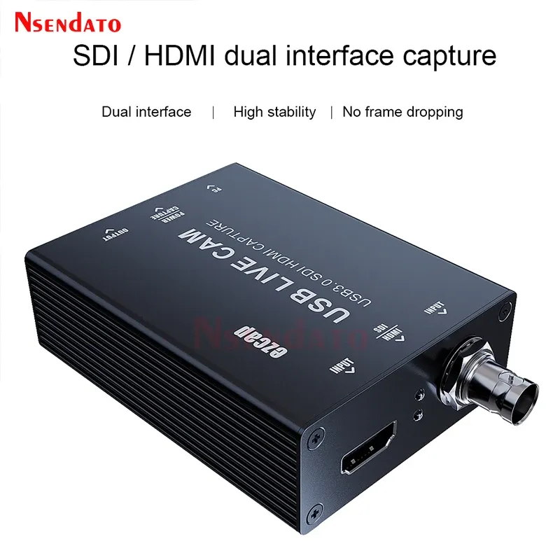 Lins EZCAP 327 4K 30FPS HDMI USB3.0 SDI Board Video Capture Device för live streaming Broadcast Card Grabber för OBS Camera TV Box PC