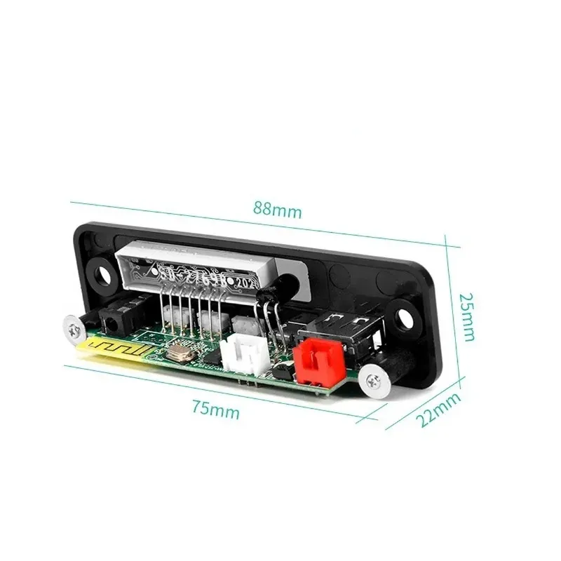 2024 Bluetooth 5.0 MP3/WMA/WAV/APE/FLAC Decoder Board Audio USB TF FM MODULE MP3 Bluetooth Music Player - لـ Bluetooth 5.0 MP3