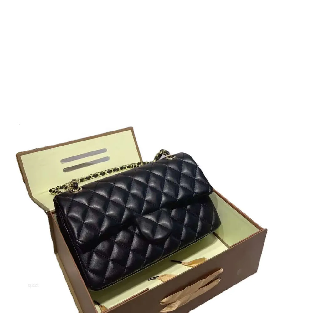 Remessa de moda de transporte rápido Marca de luxo clássica original para feminino Handbag personalizado couro genuíno 1 bolsa com caixa