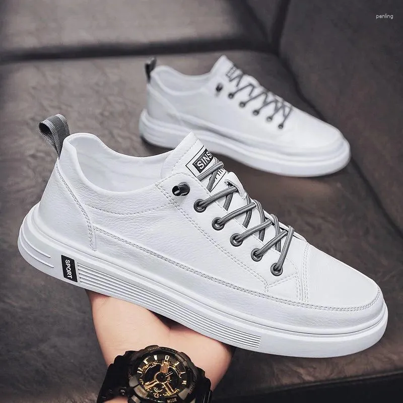 Casual Shoes 2024Autumn Vulcanized Boys Tenis Sport Male Sneakers Soft Sole Men Walking Shoe Men's White