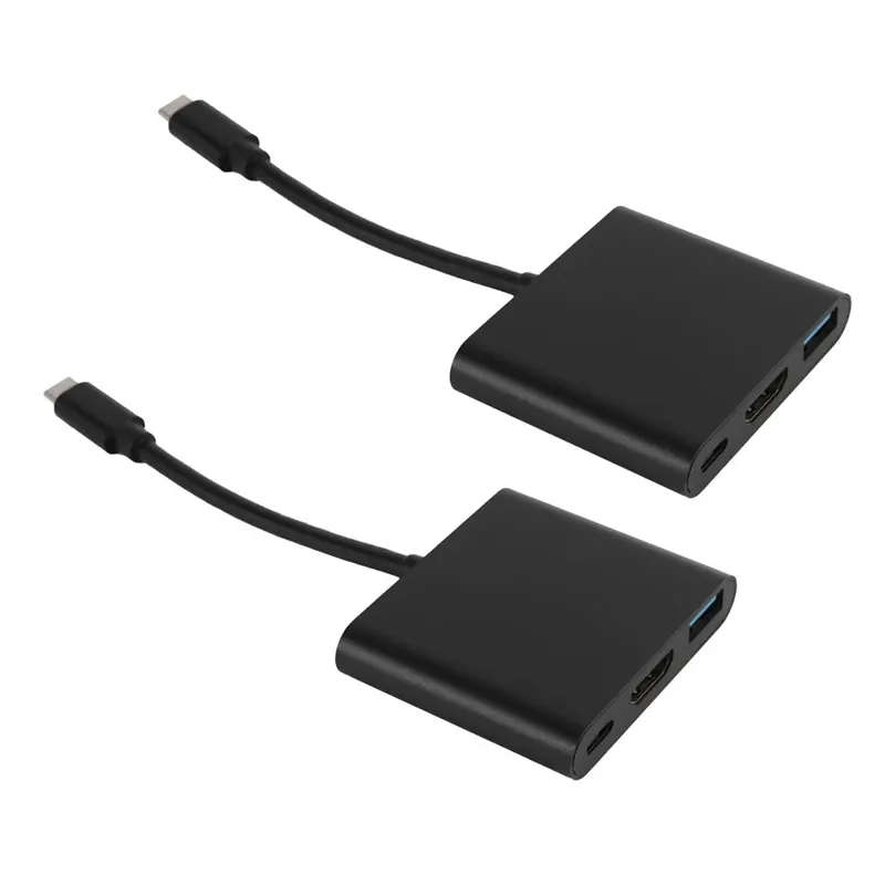 Finders 2x Adaptateur HDMI USB C HUB pour Nintendo Switch 1080p Type C vers HDMI Converter Dock Cable pour Nintendo Switch