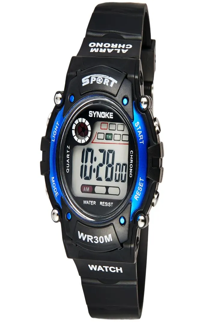 Montres de mode Montres décontractées montres lumineuses Pu Strap Wristwatch pour garçons Gift 4 Color6789274