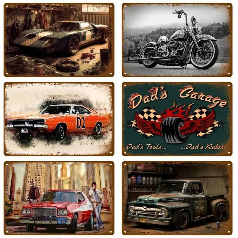 ClubXJ Vintage Racing Motor Oil Metal Sign Retro... From Muyixin ...