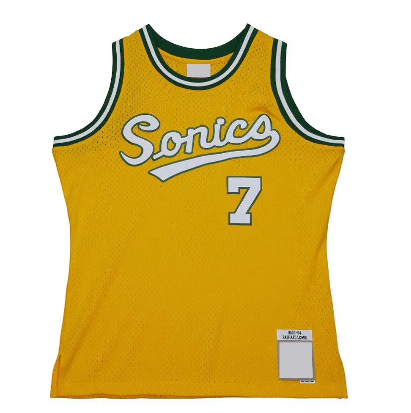 Rashard Lewis Jerseys de baloncesto cosidas 2002-03 Hardwoods clásicos fanáticos retro Jersey Mujeres jóvenes S-6XL