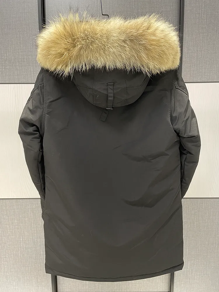 Fur Canada Goose Homme Fourrure Quality Mens Winter Down Jacket
