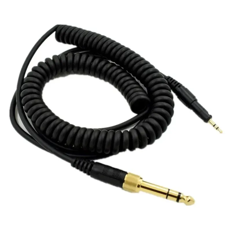 Nuovo cavo dell'adattatore a molla riparazioni audio di sostituzione 2024 Sennheiser HD518 598 595 cuffie audio-technica ATH-M50X M40X 3.5--