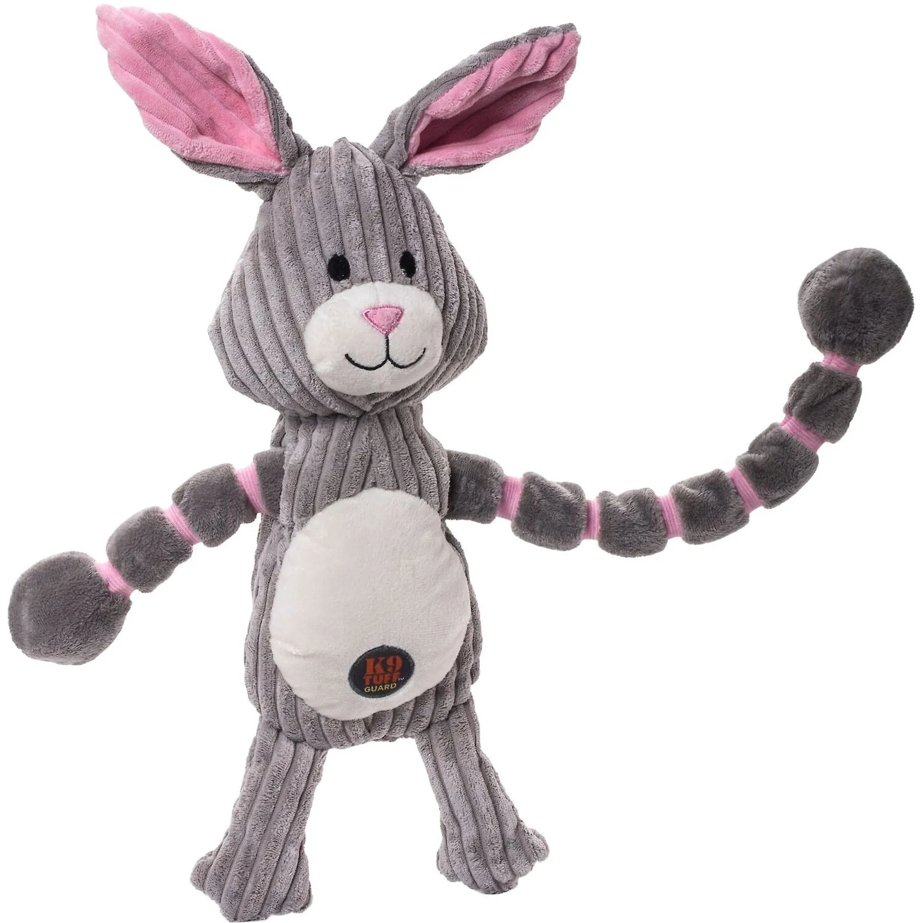 Plush Bunny Squeaky Dog Toy - Giant & Pink! Fun Rabbit Dog Toy with ...