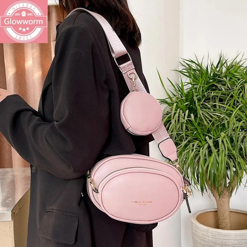 Tas modeketens dames schouderontwerper crossbody tassen voor luxe pu lederen handtassen trend kleine portemonnee 3 set 2024