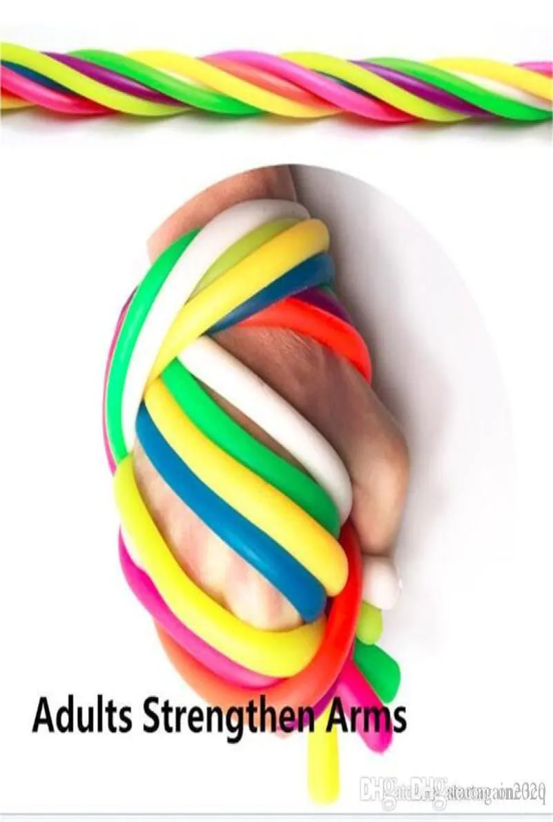 REON SLINGS TOYS TPR Soft Anti-Stress Rope Toys Corde Flexible Glue Multicolor Noodle Ropes l'ambiance Hyperflex Stretchy Toys5659484