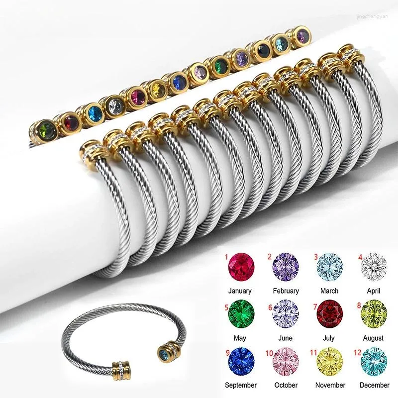 Bangle Bangle Stainable Stafluled Bracelet الإبداعية الشهر القابل للتعديل سلسلة فريدة من نوعها سلسلة رابط مضفر النساء