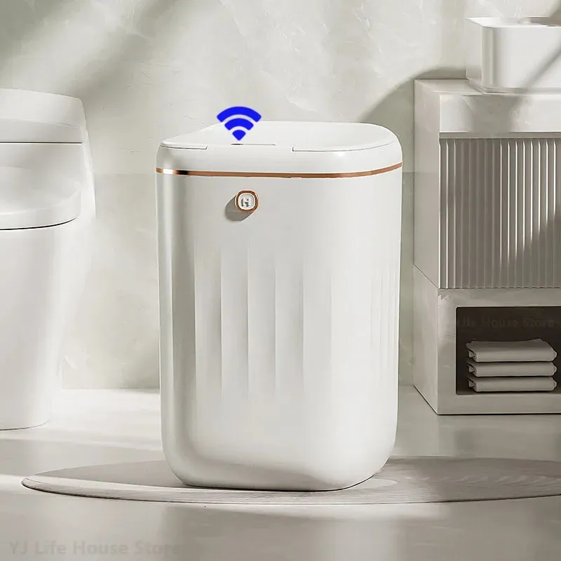 Akıllı Çöp Kutusu 242220L Otomatik Sensör Çöp Kutusu Mutfak Banyosu için Büyük Kapasite İndüksiyonu 240408