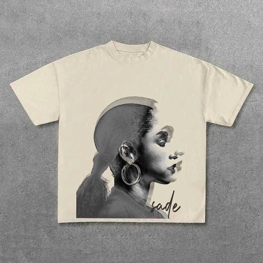 Wholesale Sade Adu Vintage Graphic T Shirt – 100% Cotton From