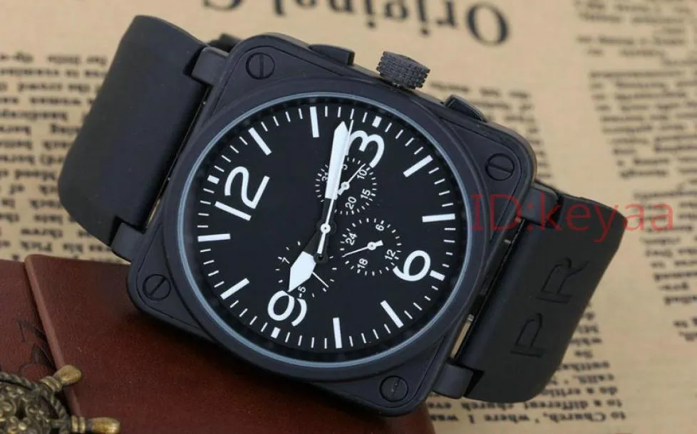 2019 Black Top Fashion Mechanical Mens en acier inoxydable Mouvement automatique Watch Business Sports Mens Selfwind Wrist Wrists1456412