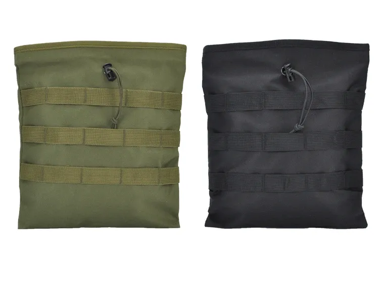 Förpackar Tactical Dump Drop Pouch Magazine Pouch Militär Jakt Airsoft Gun Accessories Sundries Pouch Protable Molle Recovery Ammo Bag