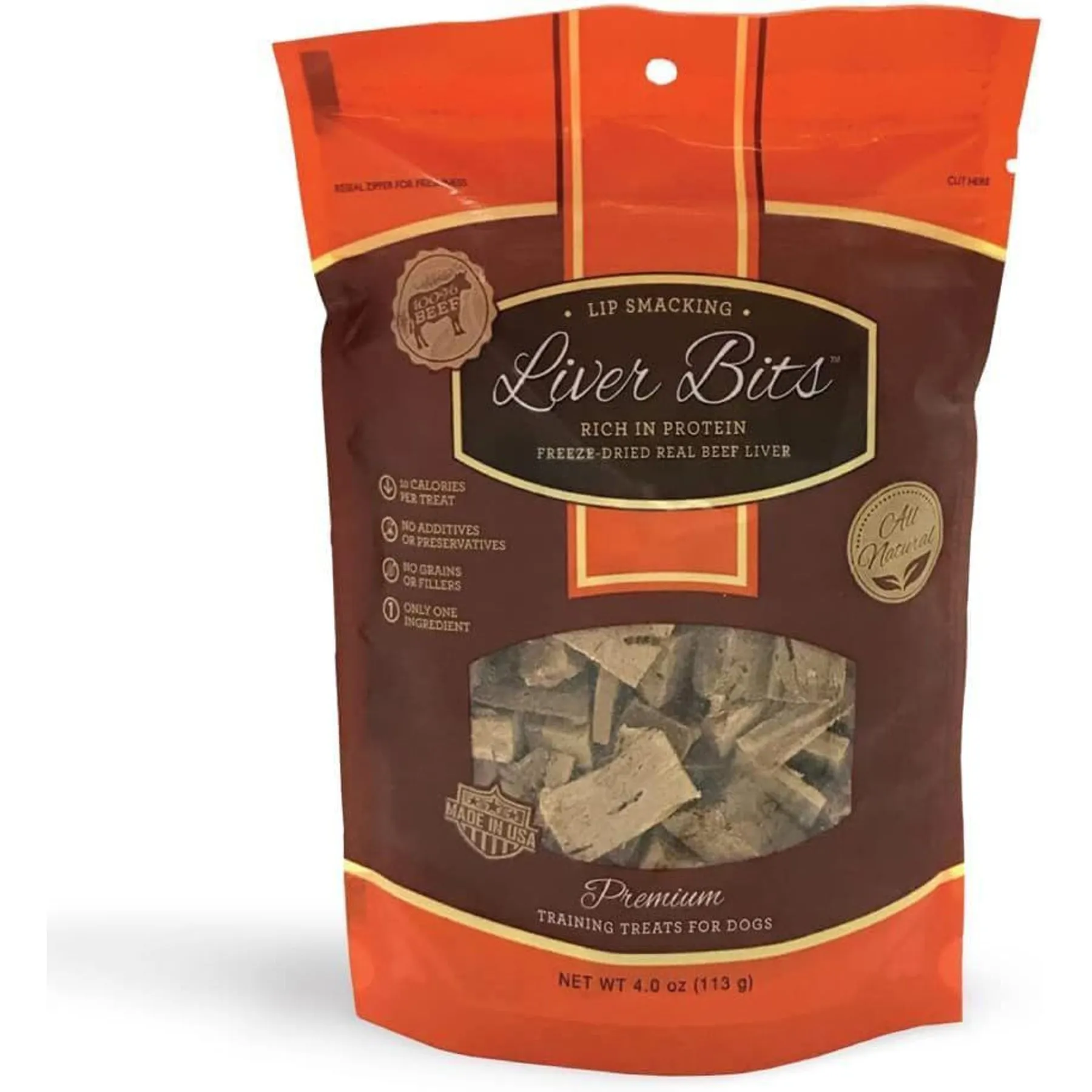 Premium Freeze Dried Liver Puppy Treats Raw Dog Food Nutrient Rich preview