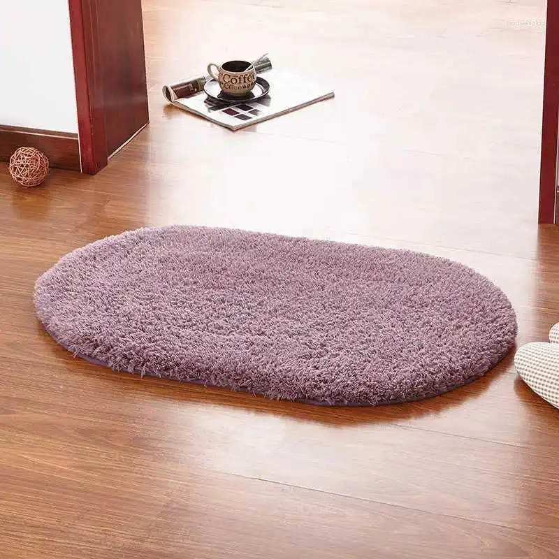 Carpets 2024 Floor Mats Household Oval Living Room Entrance Bedrooms Foot Bathrooms Bathroom Suction