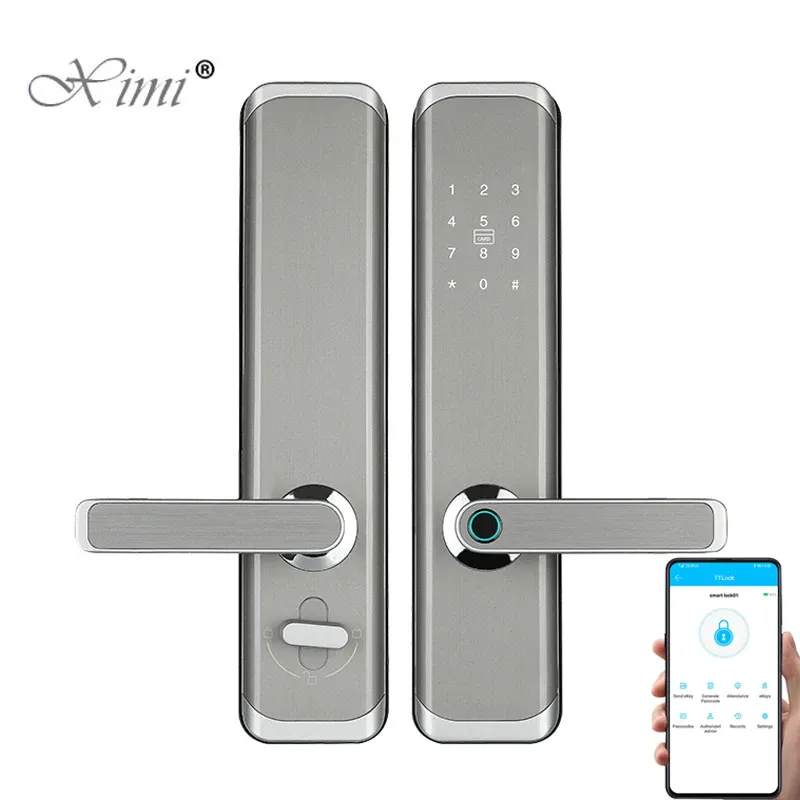 Control New Biometric Fingerprint TTLock app Remote Unlocking Password Lock Electronic Lock Smart Home Door Lock System