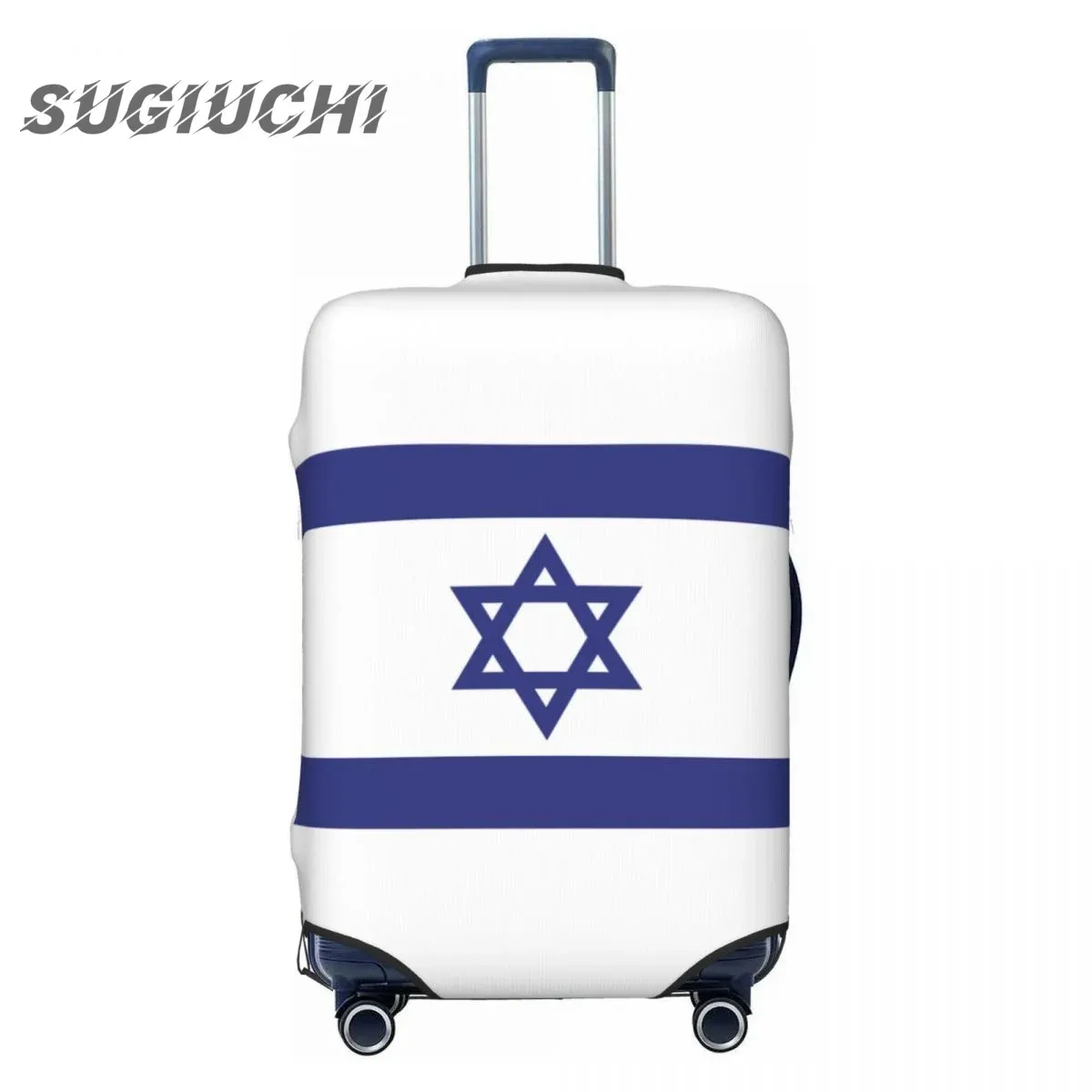إكسسوارات إسرائيل دولة العلم غطاء الأمتعة حقيبة إكسسوارات السفر المطبوعة مرنة غلاف الغلاف حقيبة حقيبة وقائية