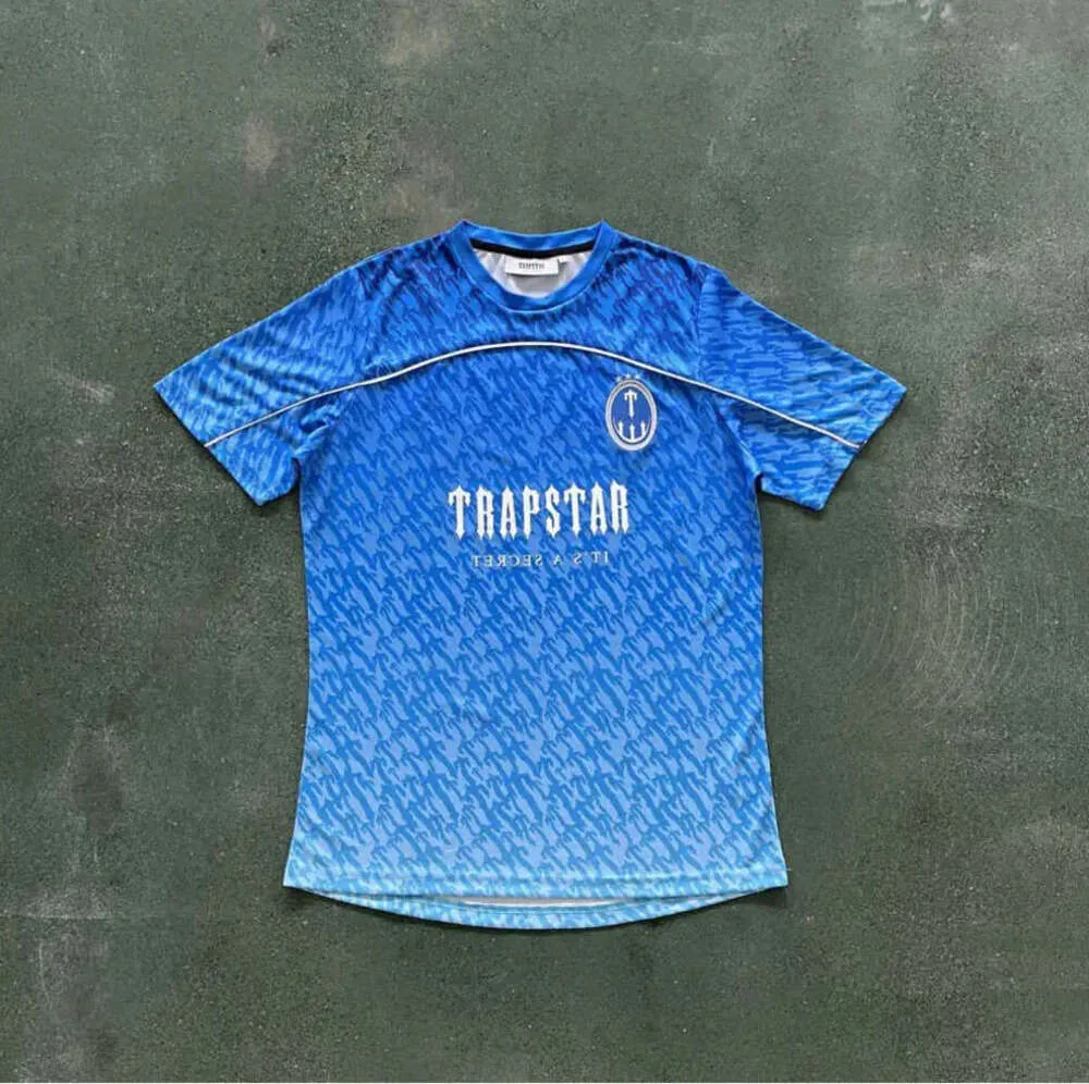 Fotboll T -shirt Mens Fashion Designer Jersey Trapstar Summer Tracksuit Breatble Motion Design 2024ESS