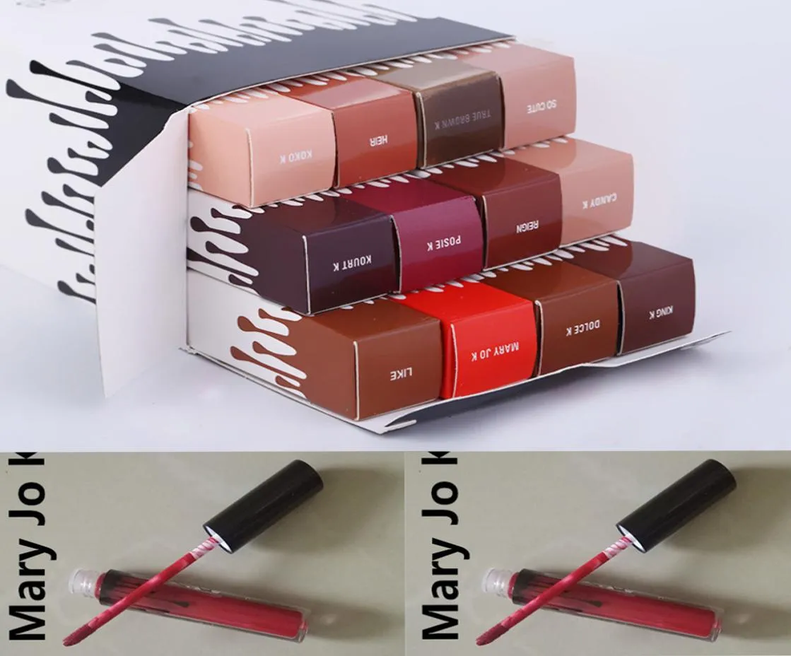 22 Farben flüssiger mattes Lippenstift Lippen hohe Qualität 0123458439189