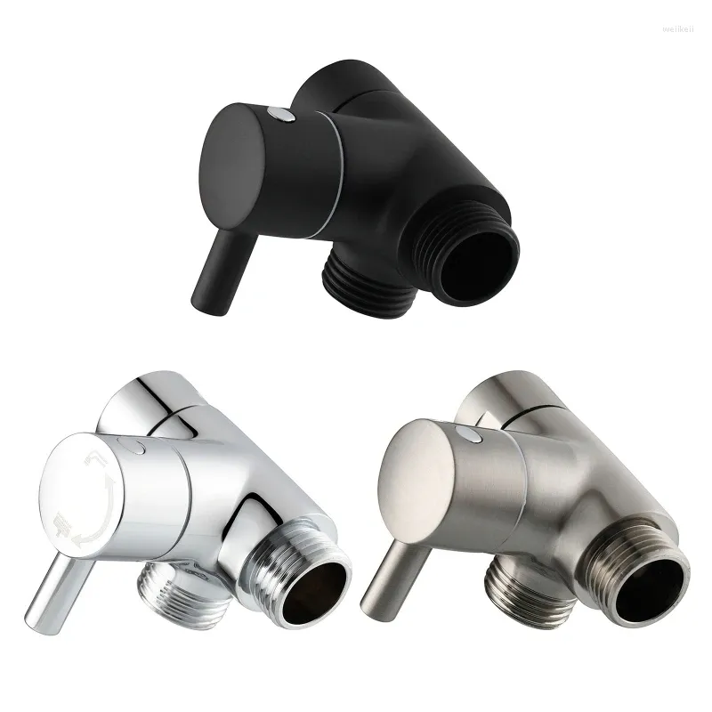 صنبور بالوعة الحمام لـ T Brass Shower Arm Diverter Metal Adapter Connector Angle Valv T5ef