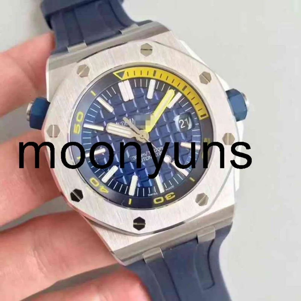 Piquet Audemar Luxury Watch for Men Mechanical Watches 15710 S Automatico Sport luminoso Swiss Brand Sport Sports High qualità di alta qualità