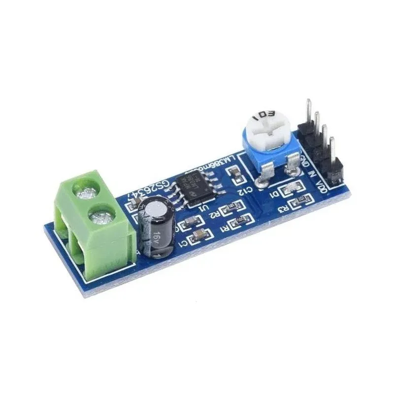 LM386 Power Amplifier Board for 200 Times Gain Mono Audio Power Amplifier Module 2024 High-quality Amplification for Your Audio Needs