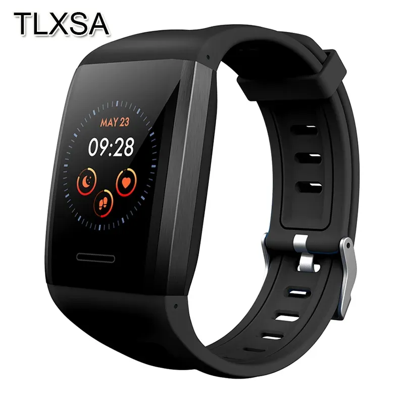 Bracelets Smart Wristband 1.3'''Big Color Screen Health Fitness Bracelet Tracker étanche IP68 Smart Band 200 mAh Batterie Long