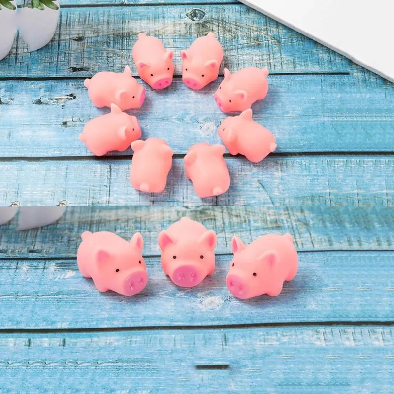 Cute Pink Little Pig, Whole Person, Little Pig Pinching Music Club chiamato Stress Relief Venting Toy, WeChat Merchant, QR Code che scansiona il piccolo regalo