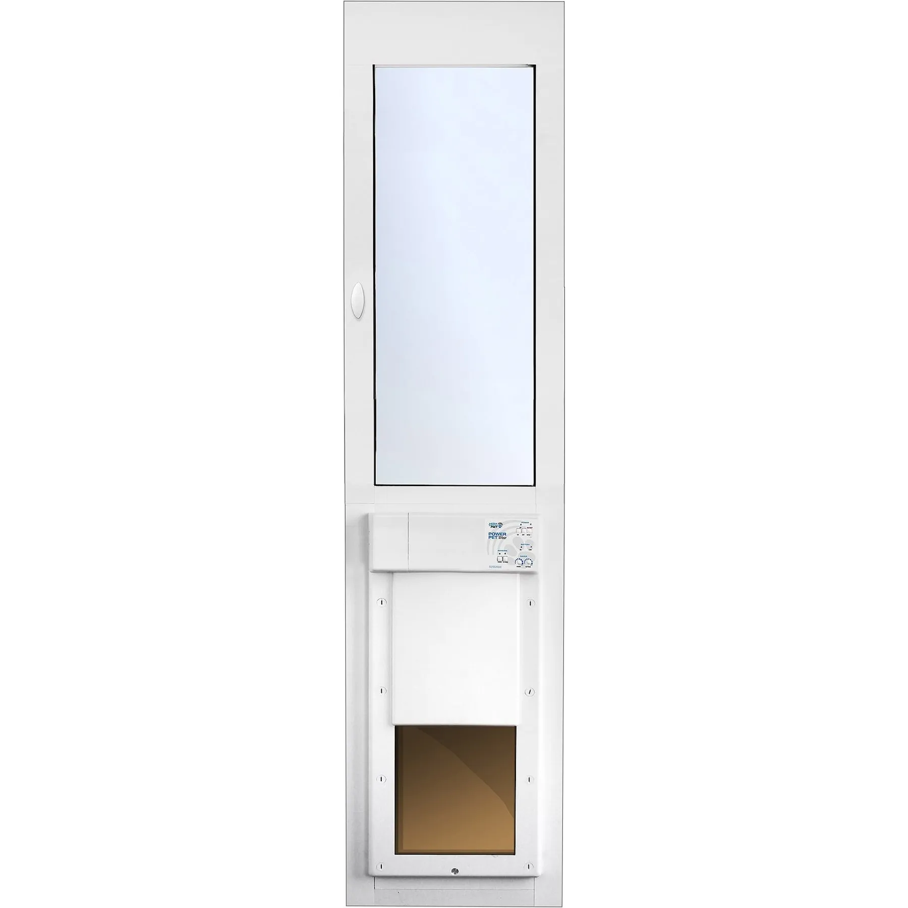 Large Automatic Sliding Glass Pet Door: 96 Inch Pet Patio Door