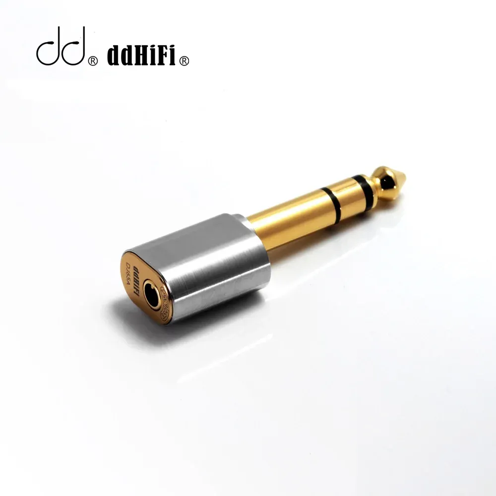 ACCESSOIRES DD DDHIFI DJ65A 6,35 mm mâle à 3,5 mm Adaptateur audio féminin pour les périphériques d'amplificateur DAC avec un port de sortie de 6,35 mm