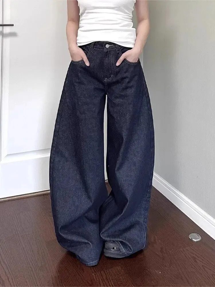 High Street Style Wide Leg Petite Wide Leg Jeans For Men And