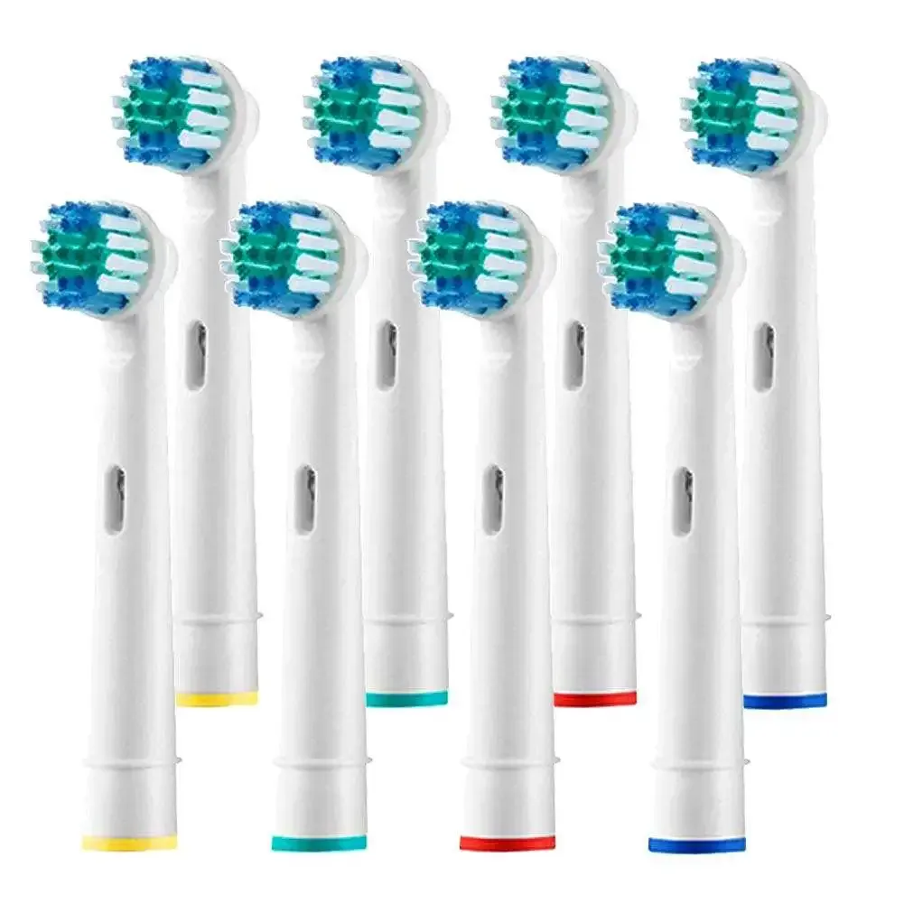 Cabeças de 8x Cabeças de escova de reposição para oralbas de dentes de dentes oralbs Avanço avançado Power Pro Health/Triumph/3D Excel/Vitalidade Precisão Limpeza