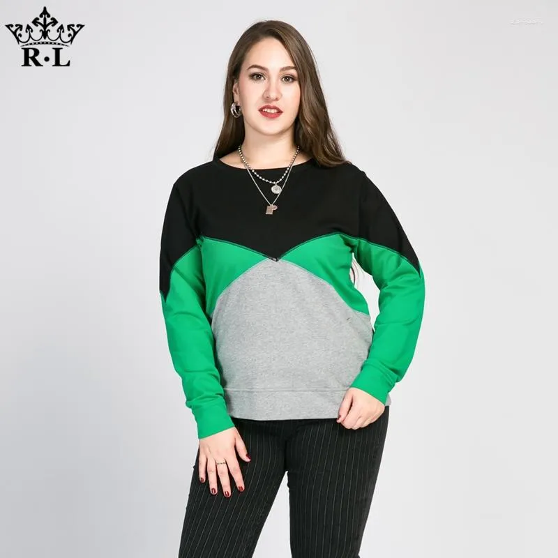 Con cappuccio femminile cadute a colori che bloccano il gigante neutro pullover neutro