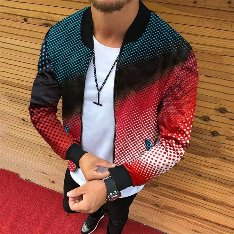 Veste de collier de baseball décontracté de printemps y2k mode cool imprimer vestes en manteau mâle zip up usterwear hommes vêtements 240420