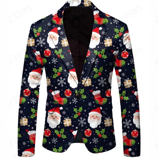 Christmas Casual Suit For Men Breathable Printed Party And Formal Dress Top  Fashionable Holiday Outfit From Junchi168, $28.95 | DHgate.Com