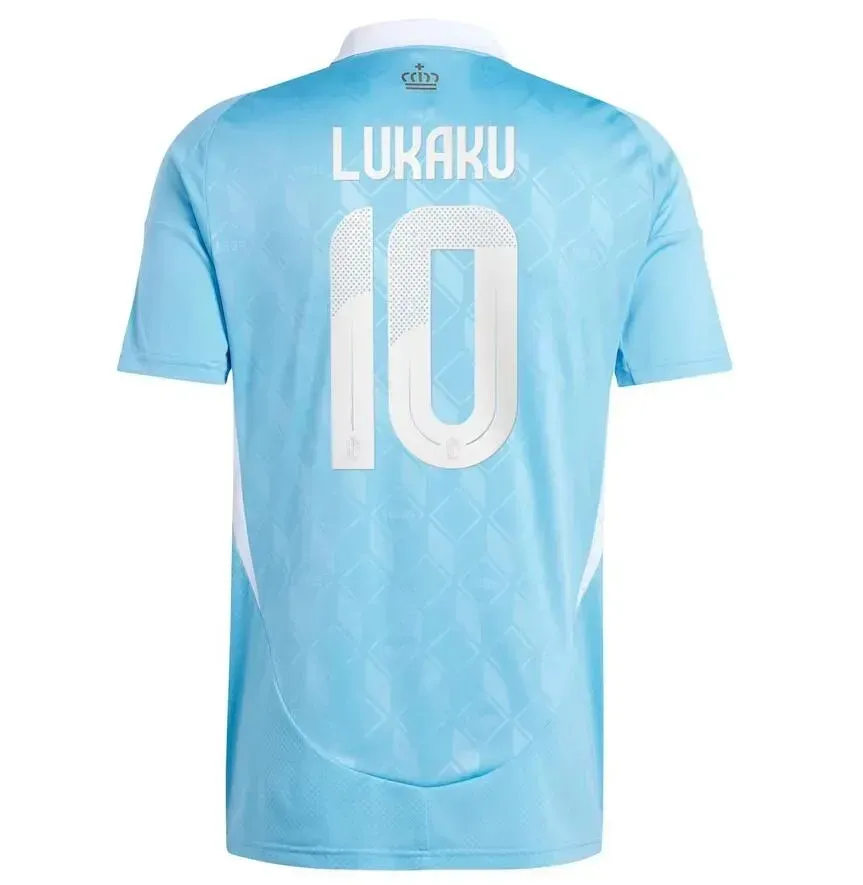 3xl 4xl 24 25 Soccer Jersey de Bruyne Lukaku Doku 2024 Euro Cup National Team Football Shirt Men Kids Kit Set Train Carrasco Tielemans Bakayoko Trossa