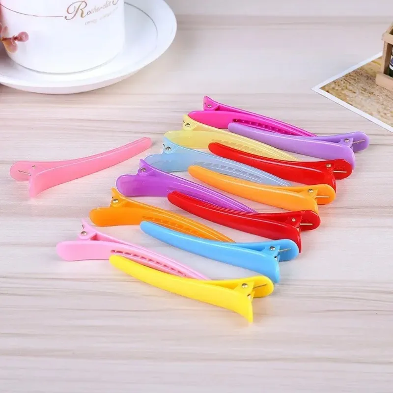 Professional Basic Hair Grip Clips Hairdressing Sectioning Cutting Hair Clamps Clip Plastic Salon Styling Hair Clips