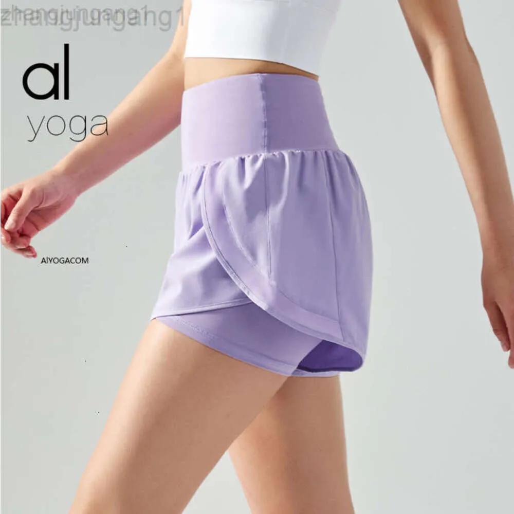 Desginer Yoga Donna Pant Top Women Originti Glera Female Pocket Falti Due pezzi di pantaloni di fitness sportivi in vita alta e pantaloncini da sollevamento dell'anca