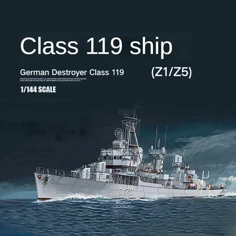W241120 1/144 DIY Ship Model Destroyer Class 119 From