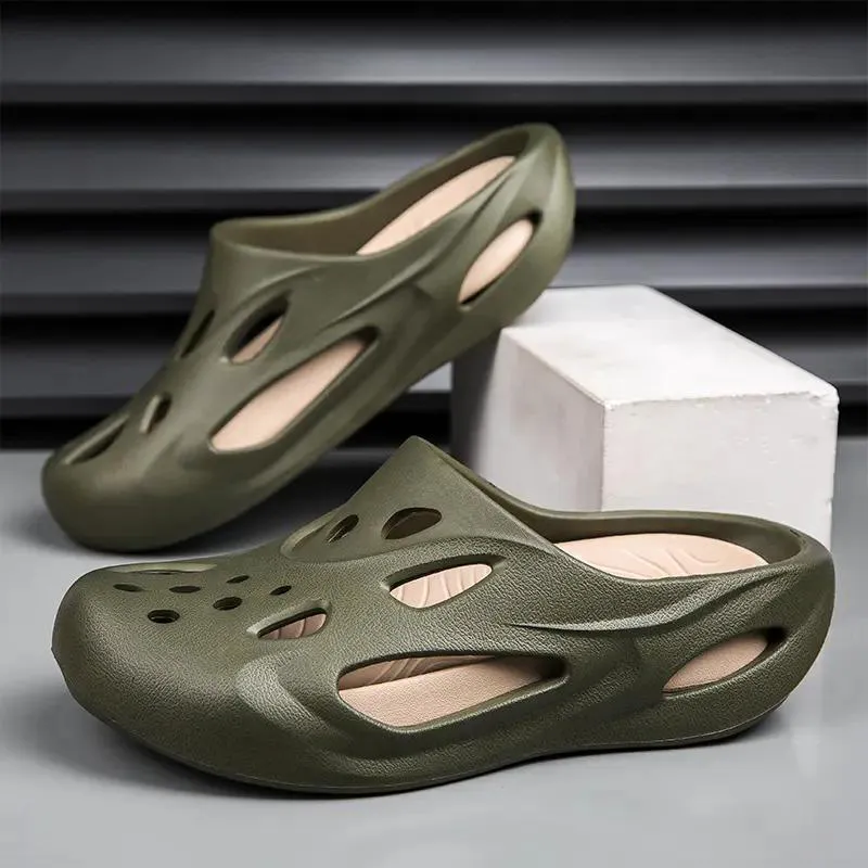 Zapatillas de diseño para hombres y mujeres Sandalias de toboganes para exteriores de verano 181