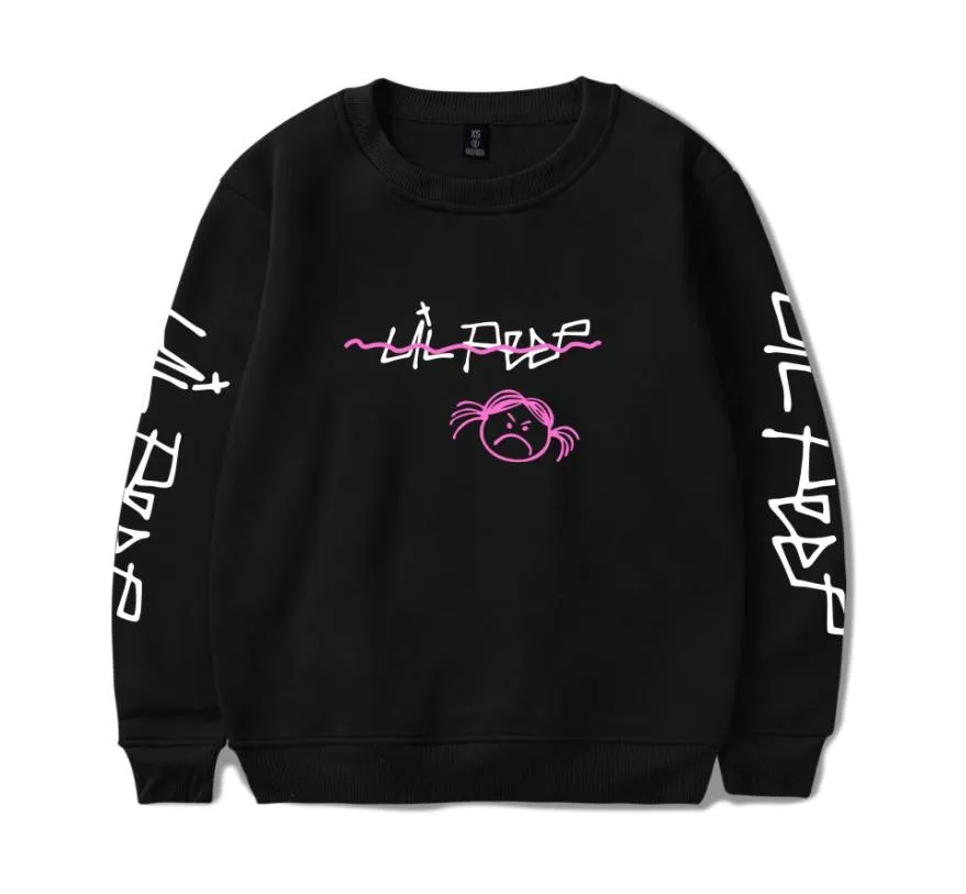 Lil Peep Harajuku Spring Sweatshirt Sweatshies Menwomen Long Manche de survêtement Hip Hop Men Vêtements FZ13756850971
