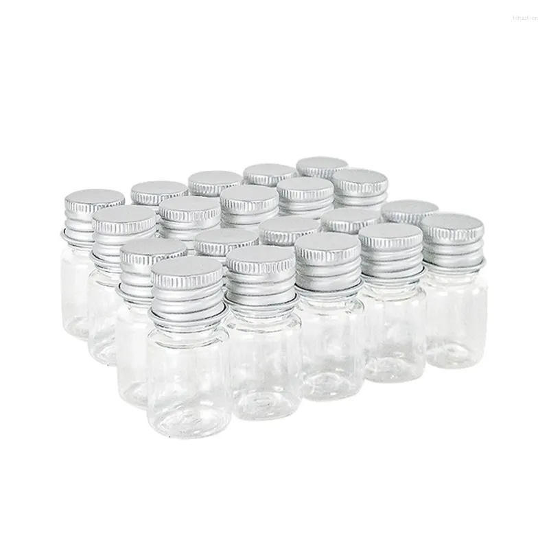 Förvaringsflaskor 5 ml transparent plast återanvändbar kosmetikbehållare tomma hantverksflaskor husdjur material gåvor burkar 20st eller 100 st